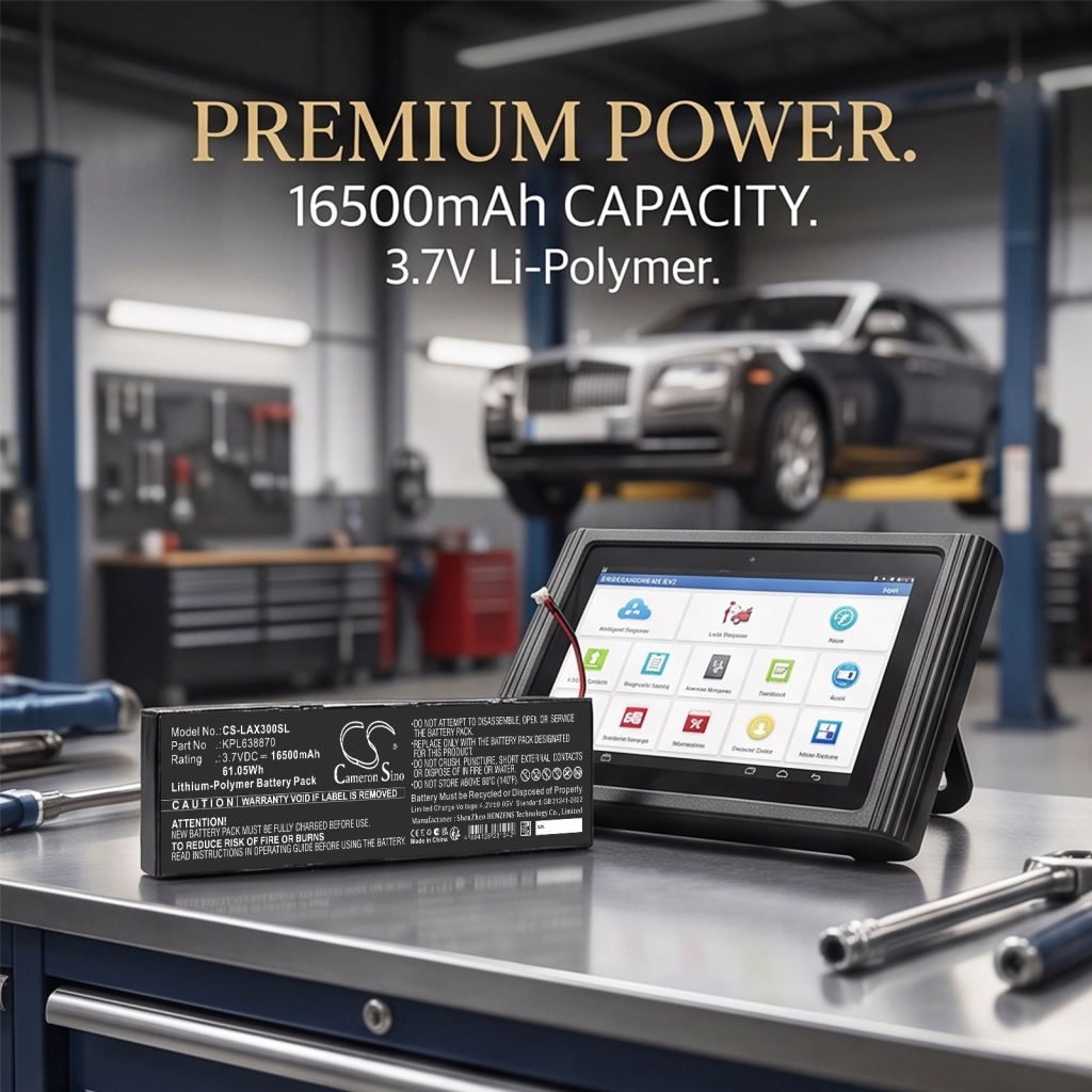 Batterij compatibel met Launch CS-LAX300SL
