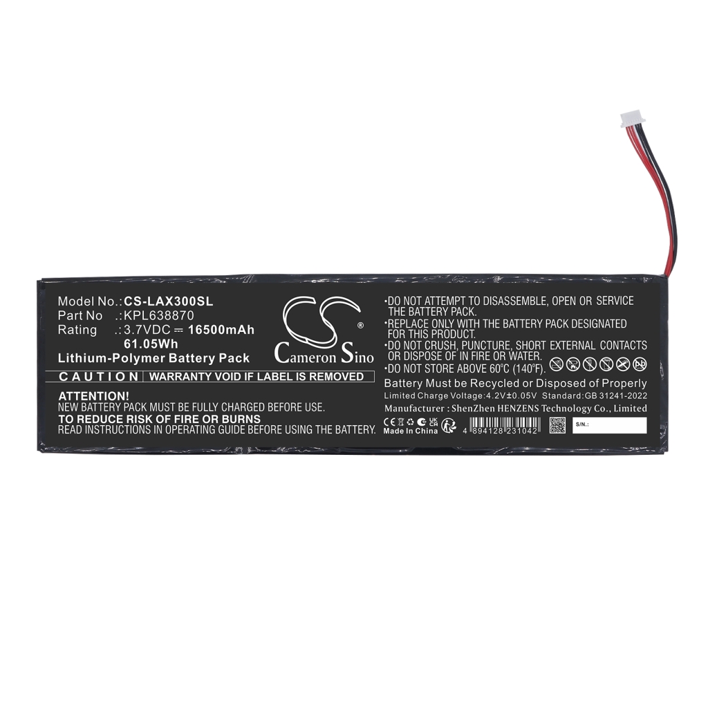 Batterij compatibel met Launch CS-LAX300SL