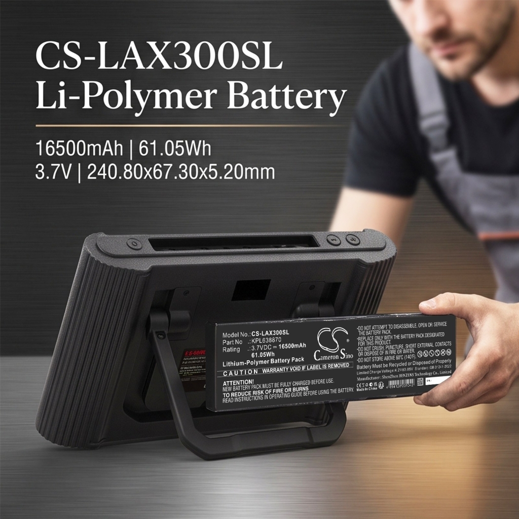 Batterij compatibel met Launch CS-LAX300SL