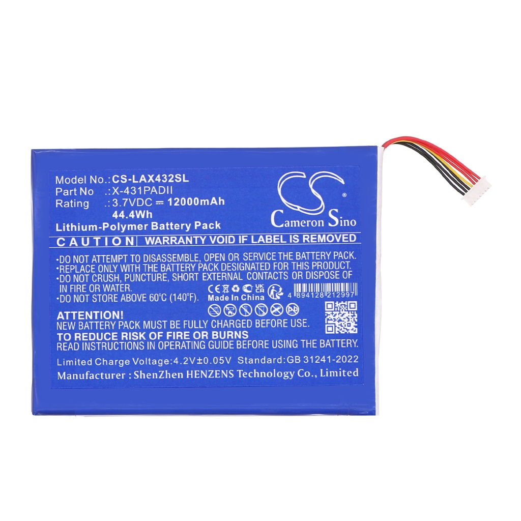 Batterij voor apparatuur Launch CS-LAX432SL