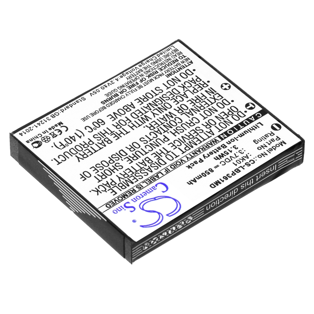Batterij voor camera Jenoptik CS-LBP361MD
