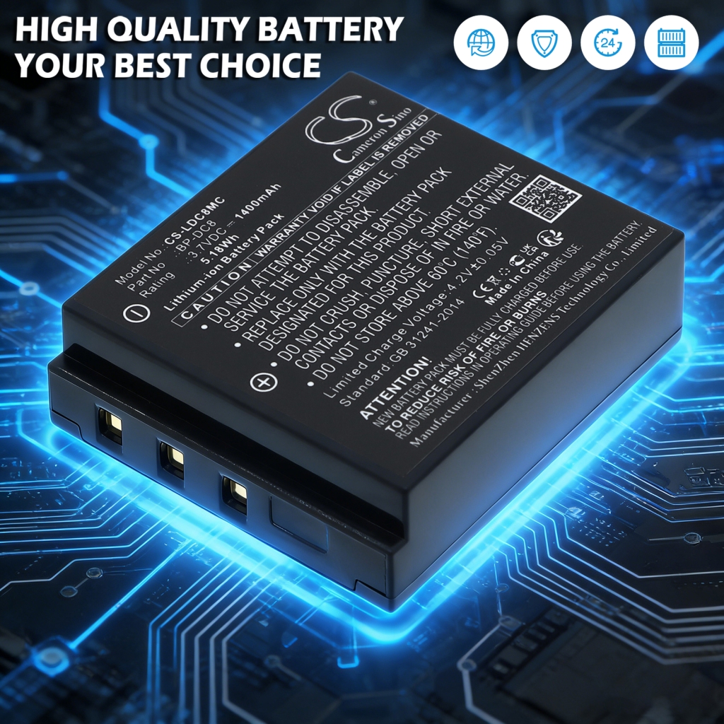 Batterij compatibel met LEICA CS-LDC8MC