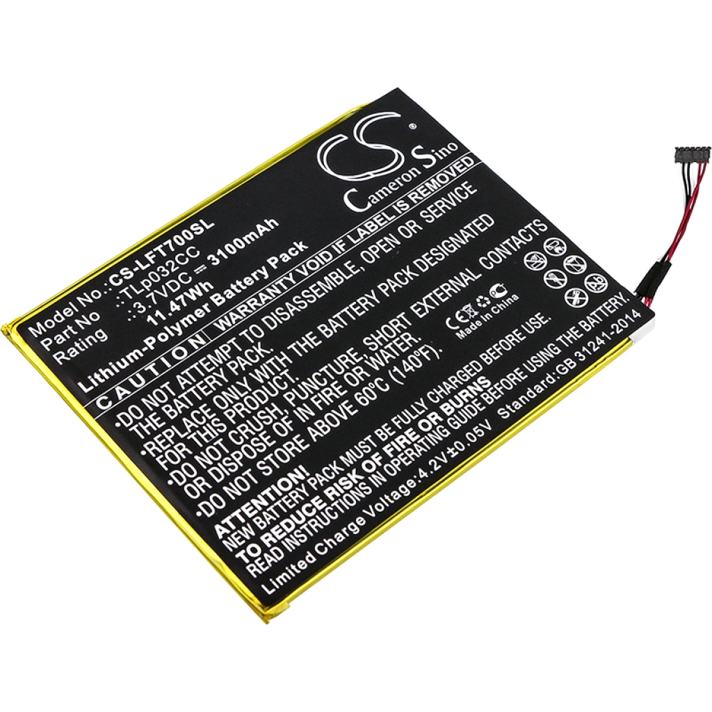 Batterij Vervangt TLp032CD