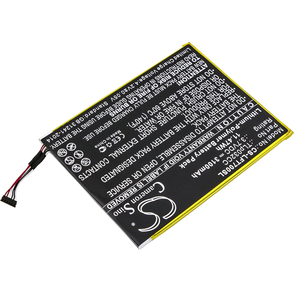 Batterij Vervangt TLp032CD