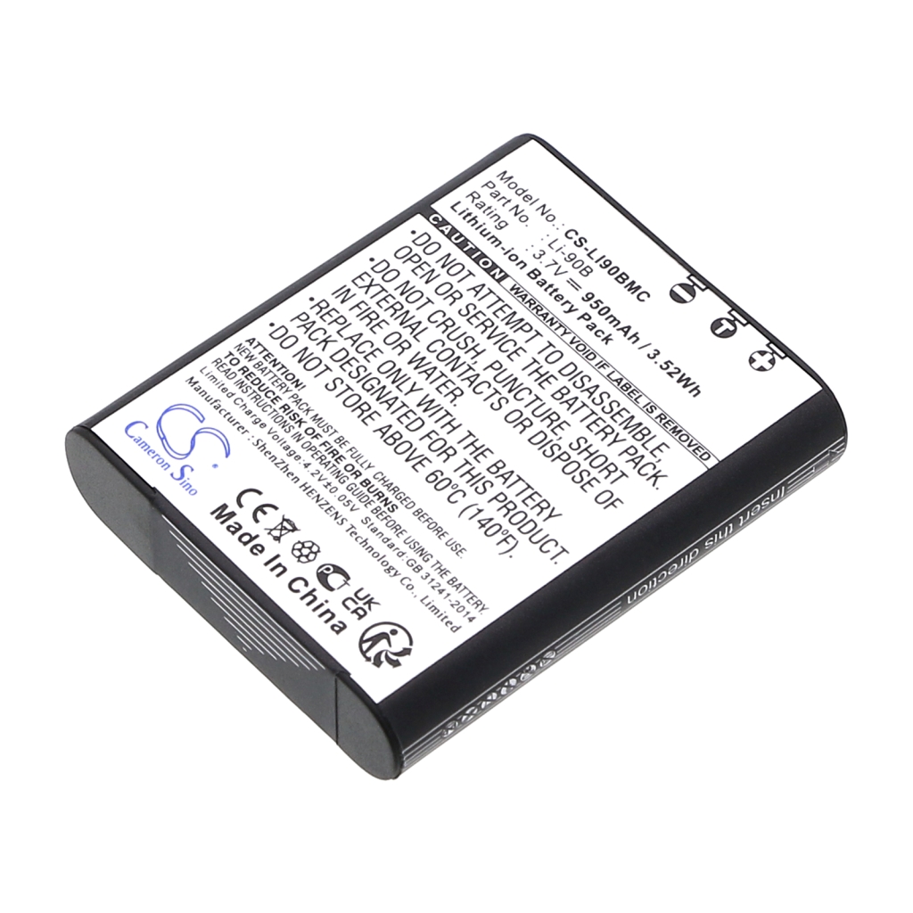 Batterie de l'appareil photo Olympus TG-Tracker