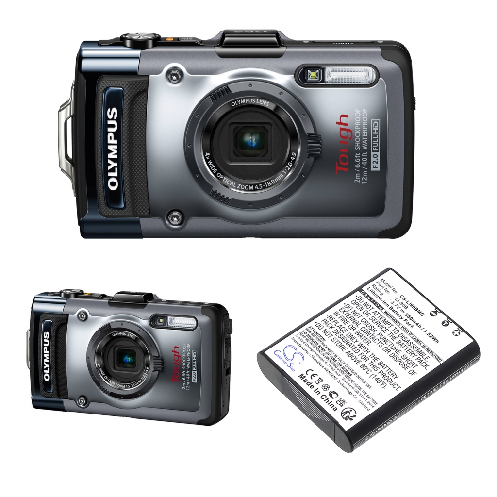 Batterie de l'appareil photo Olympus TG-Tracker