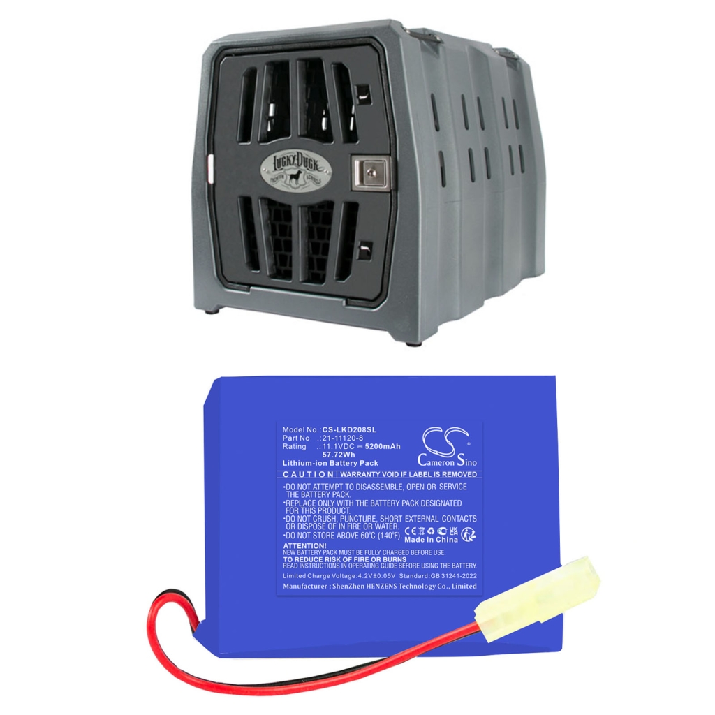 Batterijen voor sportuitrusting Lucky duck CS-LKD208SL