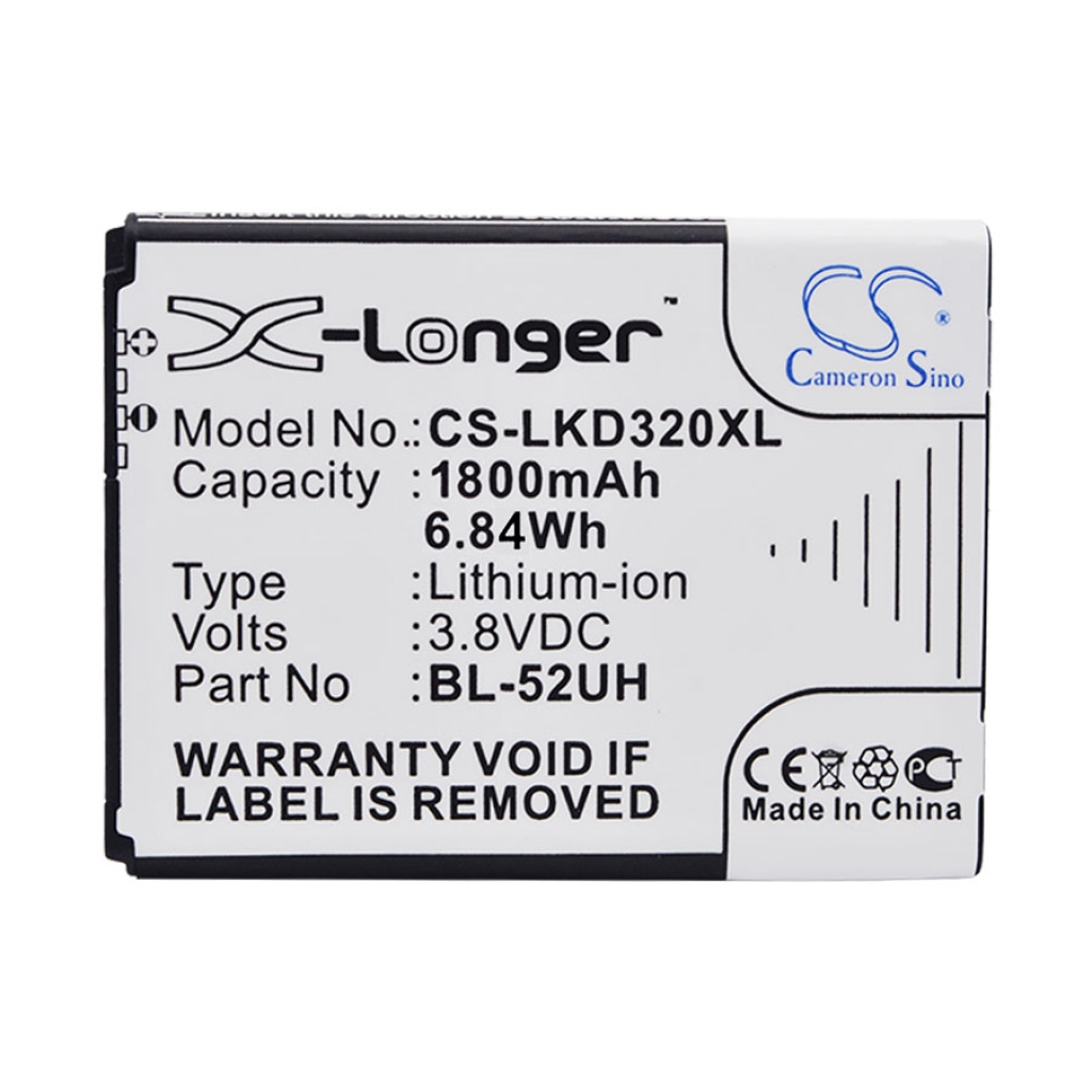 Battery Replaces BL-52UHB