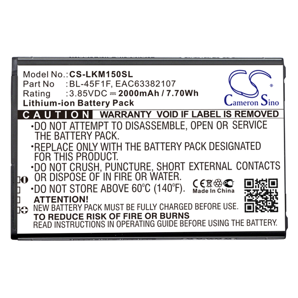 Batterij Vervangt EAC63821011LL