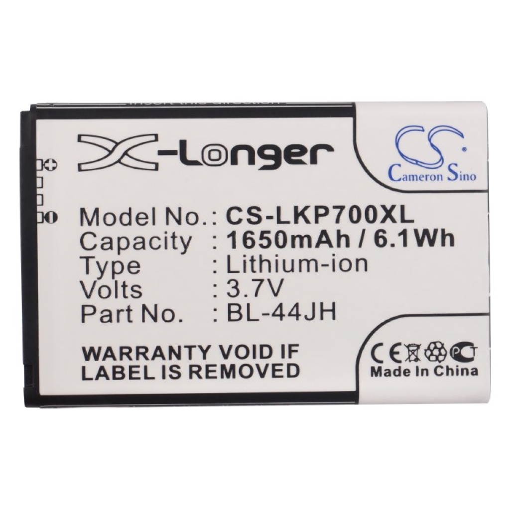 Batterij compatibel met LG BoostMobile Cricket CS-LKP700XL