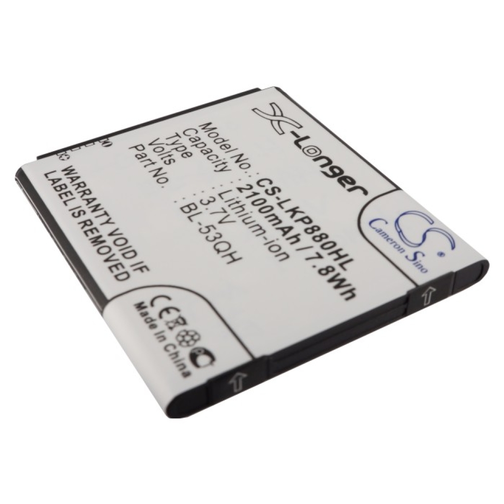 Batterij compatibel met LG MetroPCS CS-LKP880HL