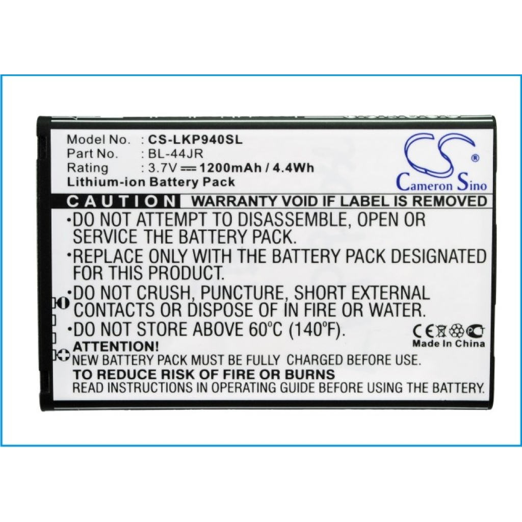 Batterij Vervangt EAC61738301