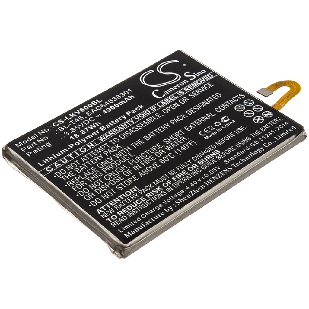 Batterij Vervangt EAC64638301