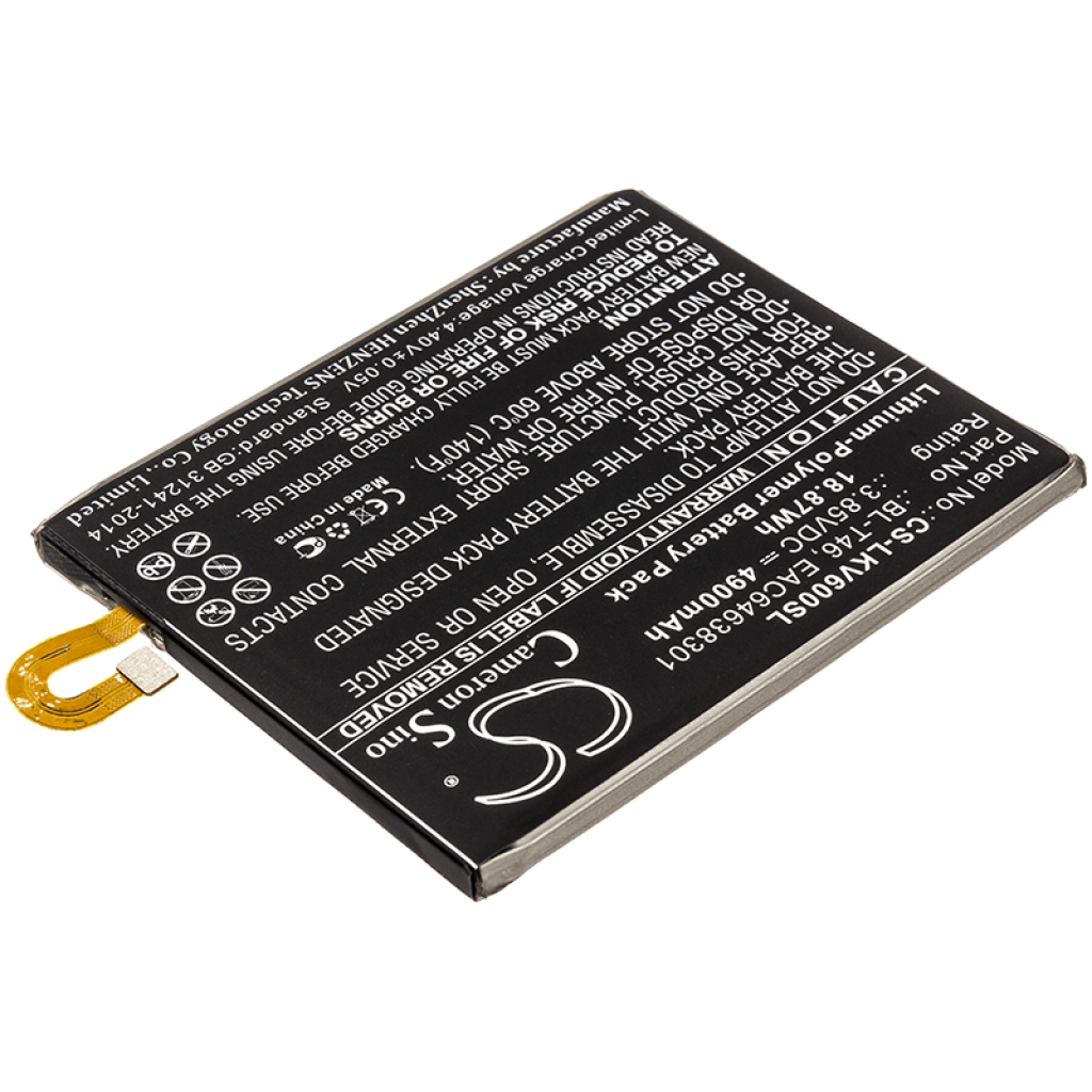 Batterij Vervangt EAC64638301