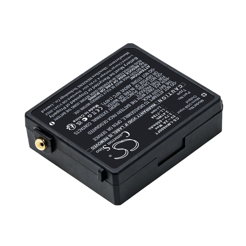 Batterijen compatibel met Ledlenser iSEO3 iSEO3 CS-LMH600FT