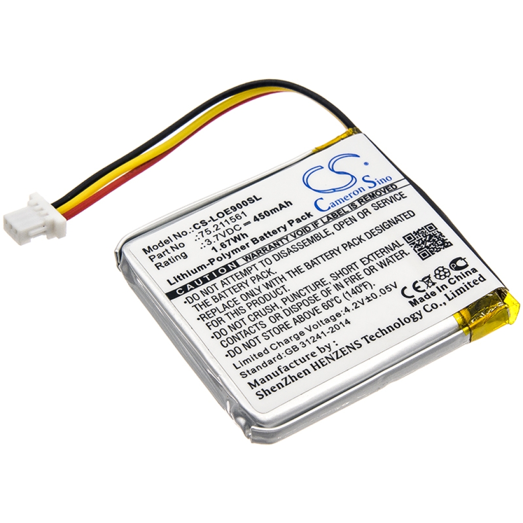 Batterie de casque d'écoute sans fil Logitech CS-LOE900SL