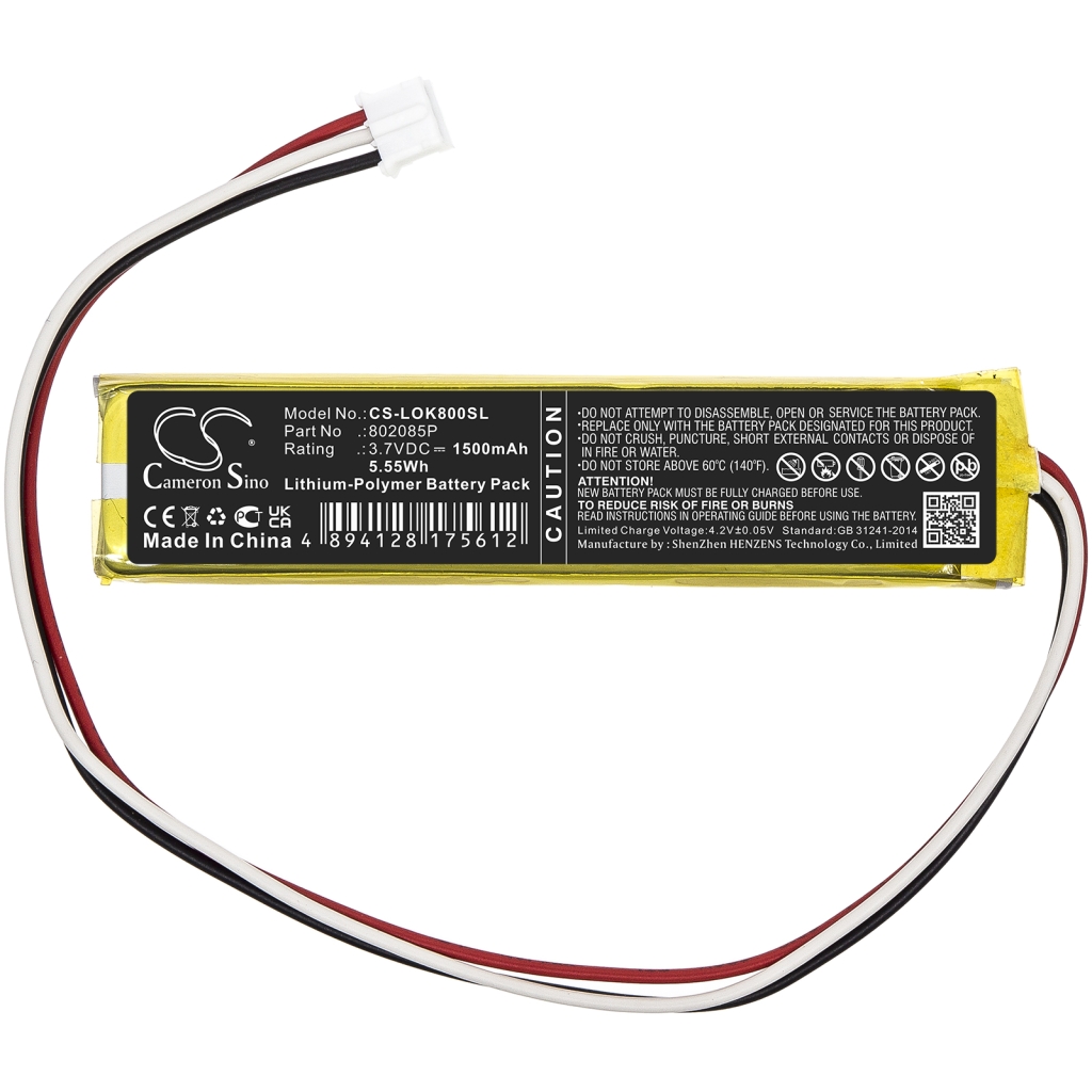 Batterijen Vervangt 802085P