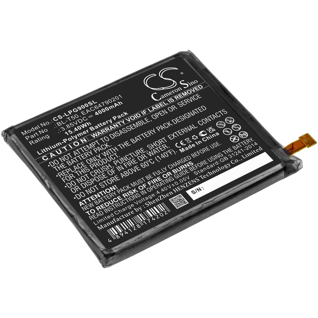 Batterij Vervangt EAC64790201