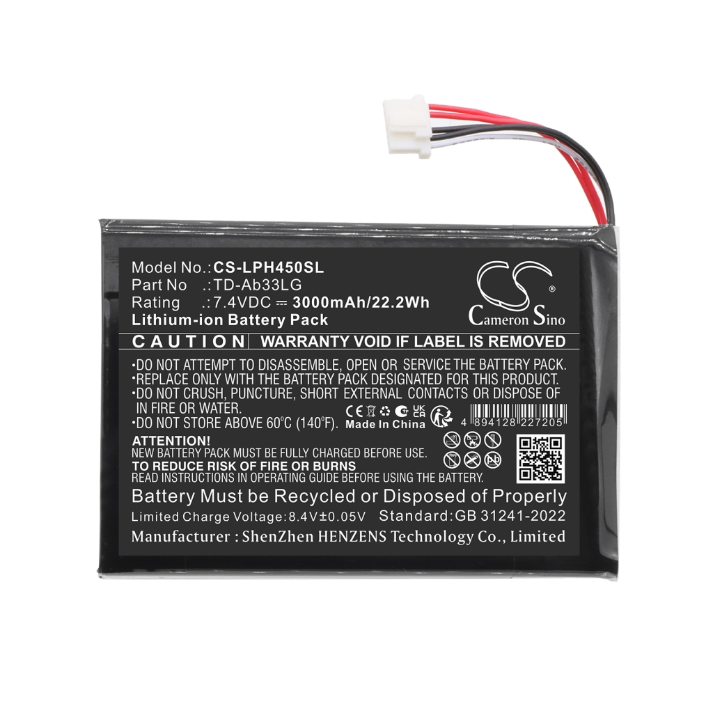 Batterij compatibel met Lg CS-LPH450SL