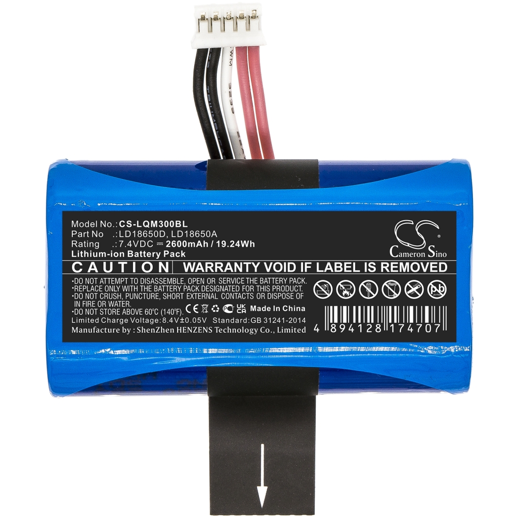 Batterij Vervangt LD18650A