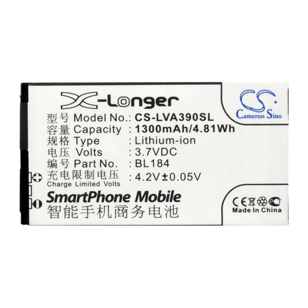 Batterij compatibel met Lenovo CS-LVA390SL