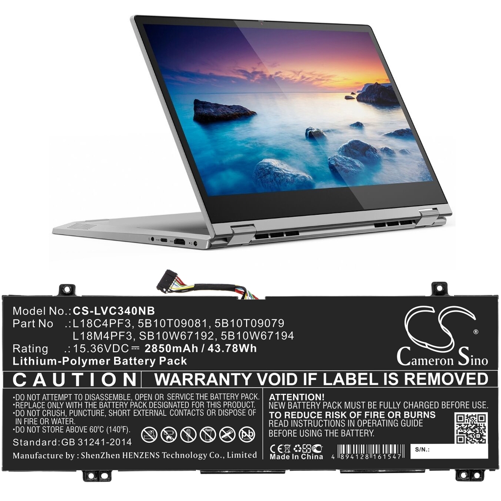 Batterij Vervangt SB10W67192