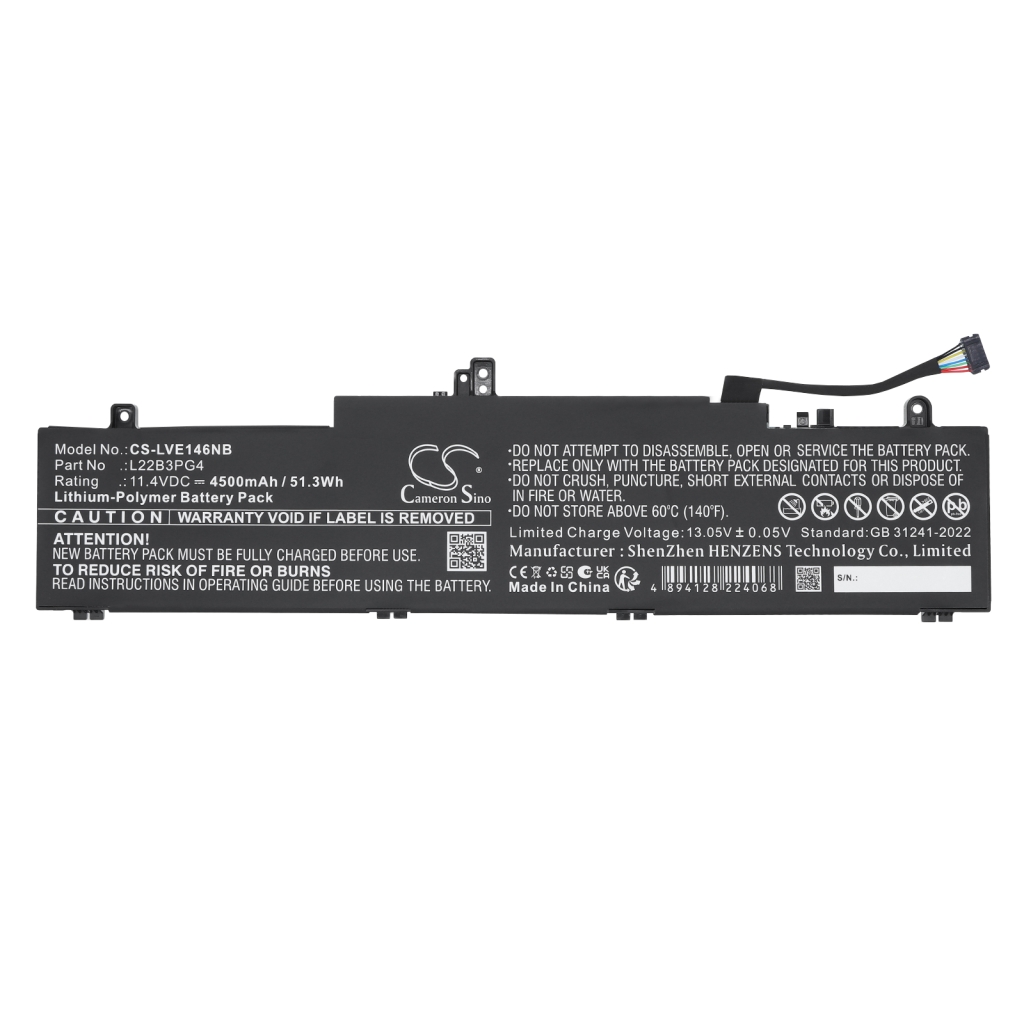 Notebook batterij Lenovo CS-LVE146NB