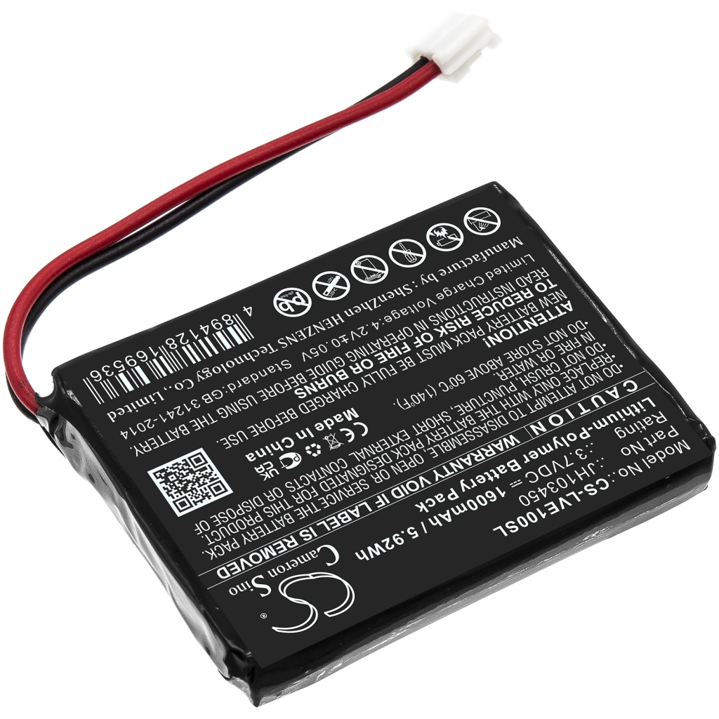 Remplacement de batterie compatible pour Levana JH103450