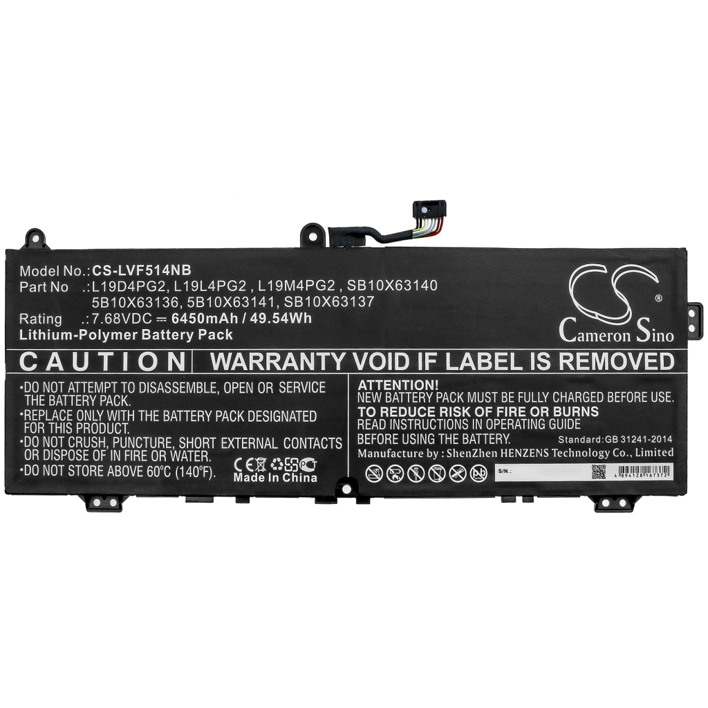 Batterij Vervangt 5B10X63136