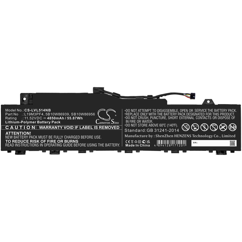 Notebook battery Lenovo Ducati 5 82ES000DAU