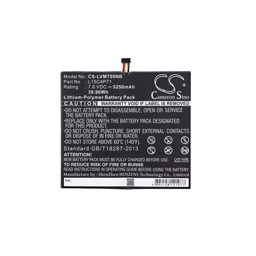 Batterijen Notebook batterij CS-LVM700NB
