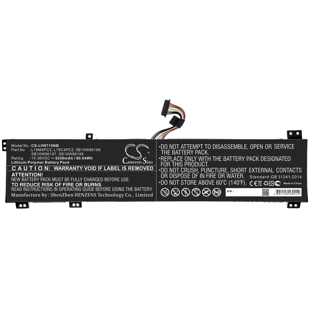 Batterij Vervangt SB10W86199
