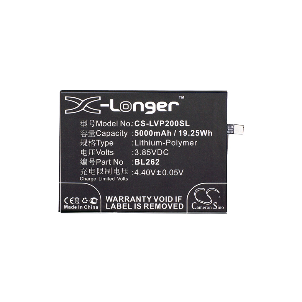 Batterij compatibel met Lenovo CS-LVP200SL