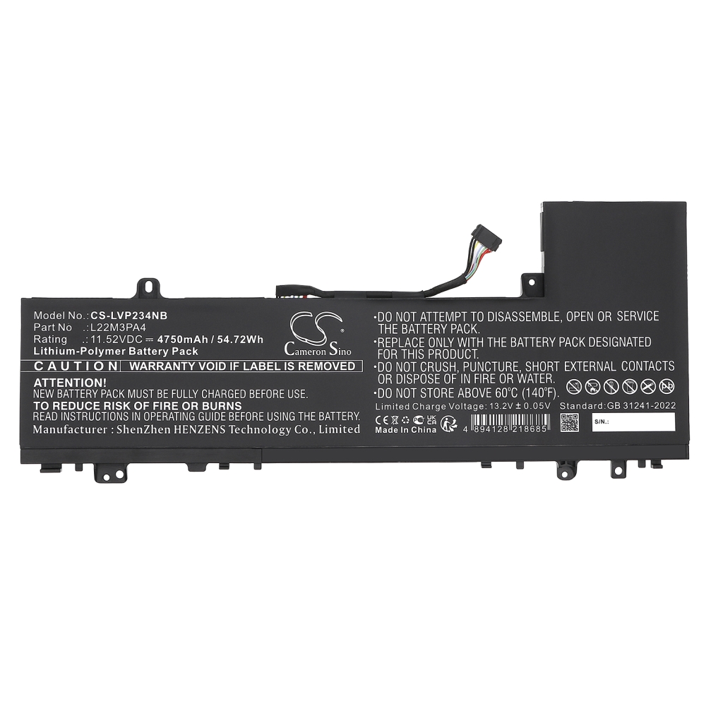 Batterij Vervangt SB11K39354