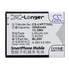 Remplacement de batterie compatible pour LENOVO BL205