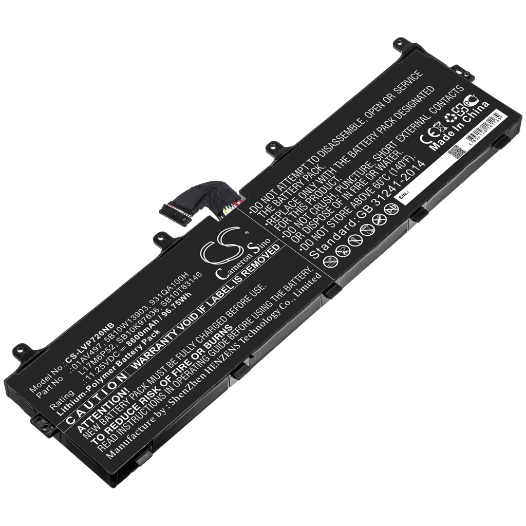 Batterij Vervangt SB10K97636