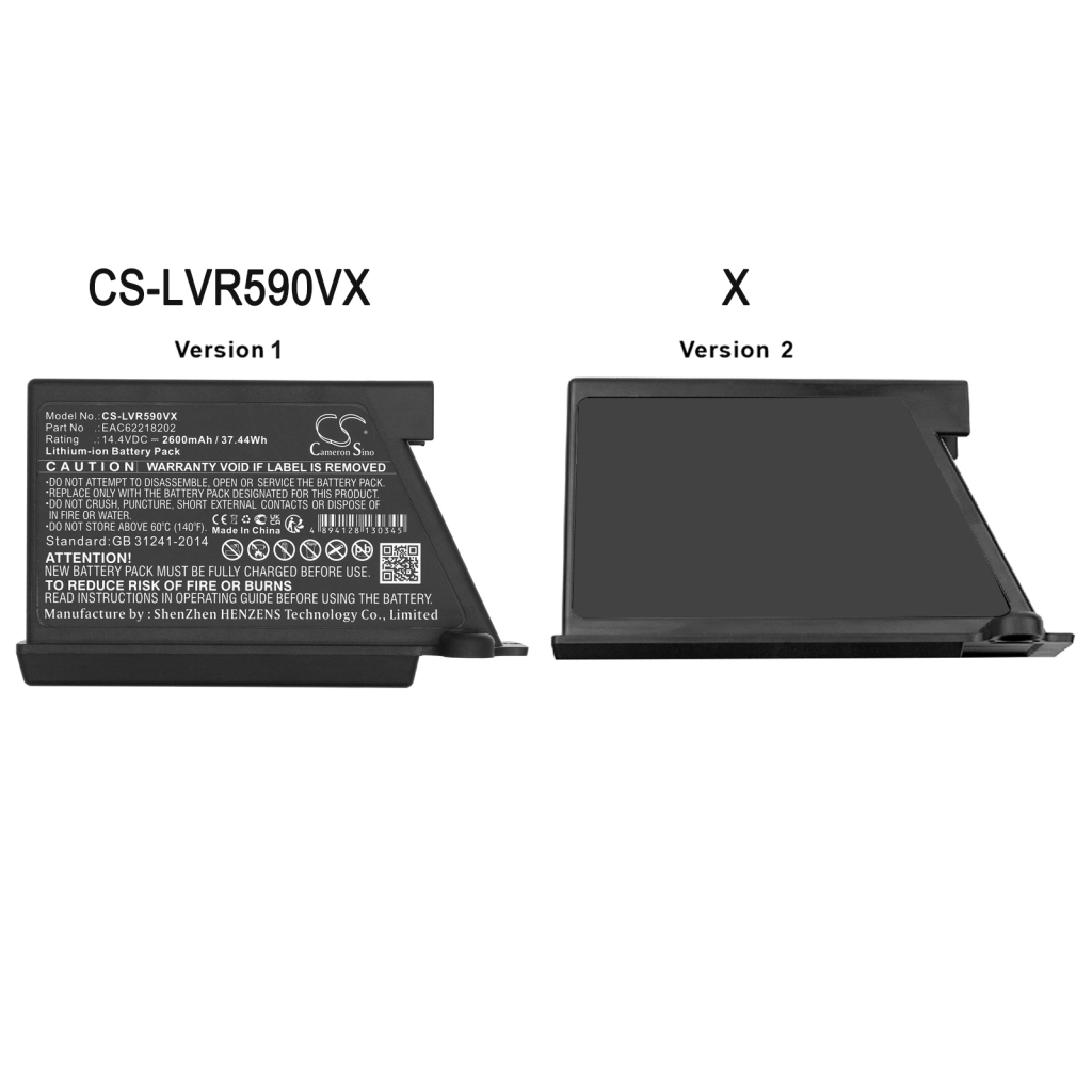 Batterie à vide Lg Hom-Bot VR65710LVMP