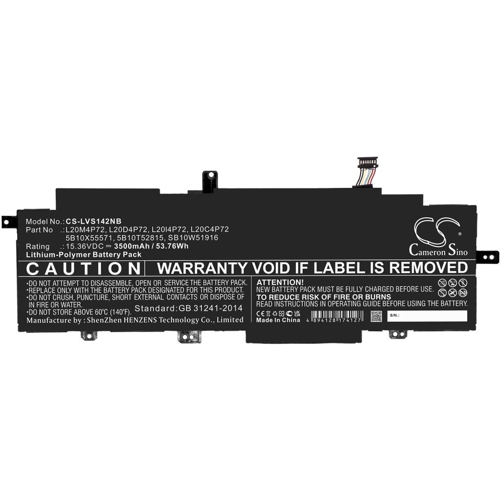 Batterij Vervangt L20l4P72