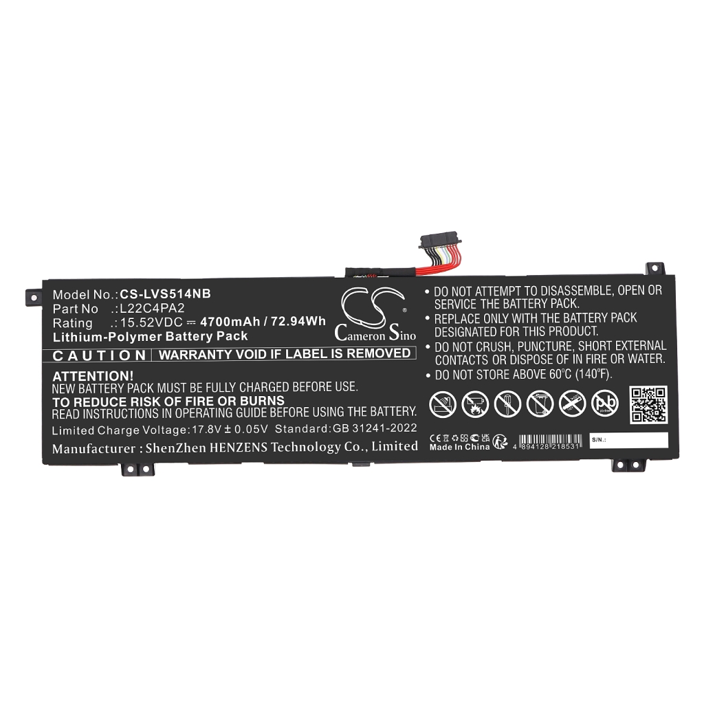 Notebook batterij Lenovo CS-LVS514NB