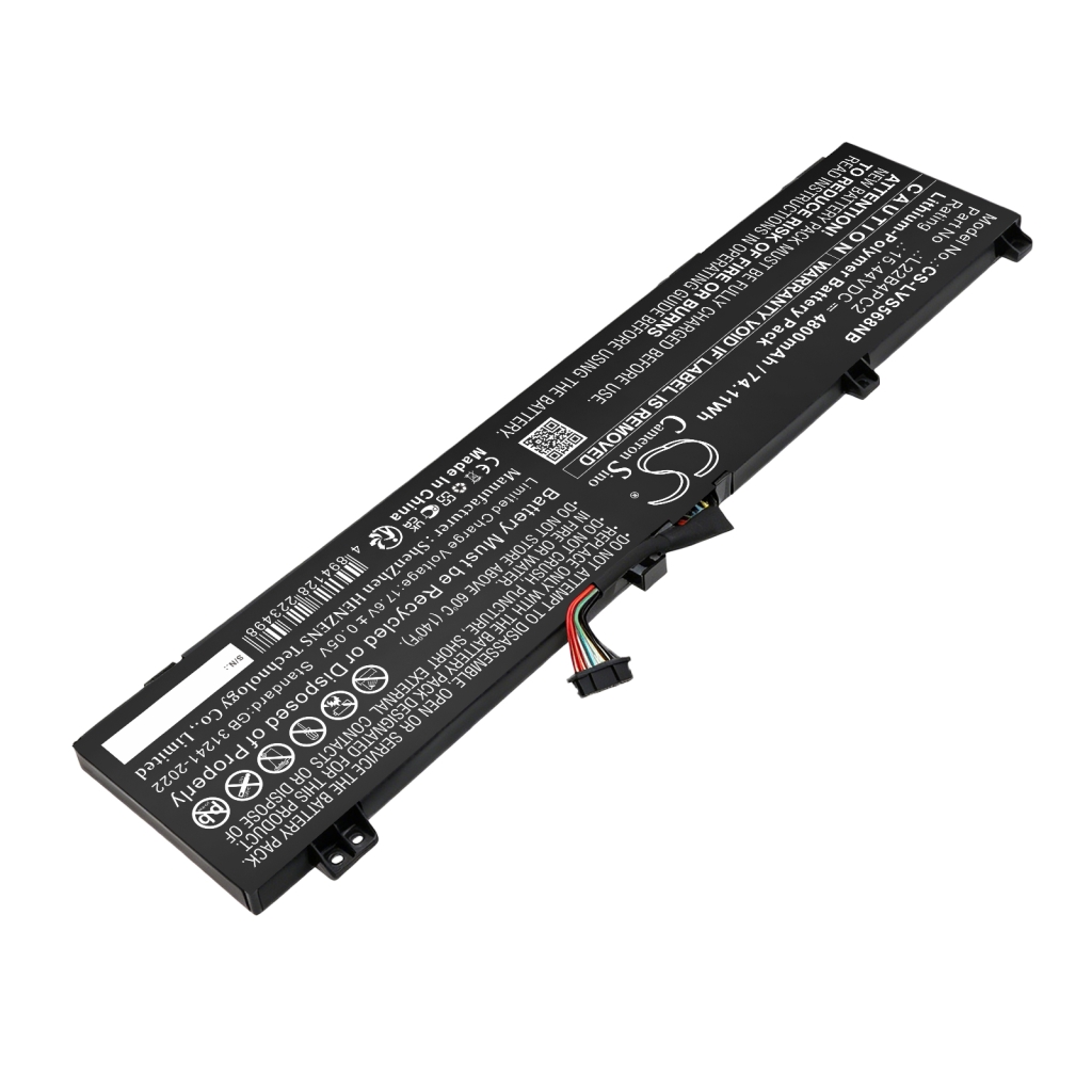 Batterijen compatibel met Lenovo Legion Slim 5 16APH8 82Y90005JP Slim 5 16APH8 82Y90006TA Slim 5 16APH8 82Y90008RK CS-LVS568NB