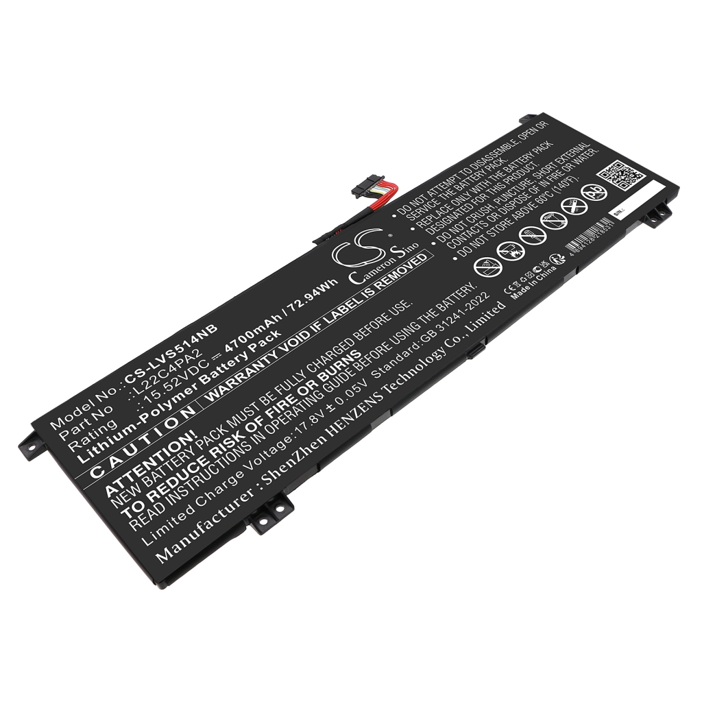 Batterij Vervangt 5B11N46019