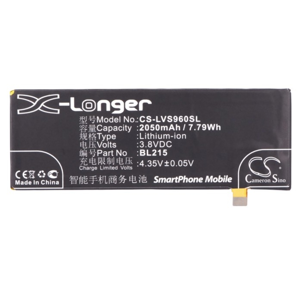Batterij compatibel met Lenovo CS-LVS960SL
