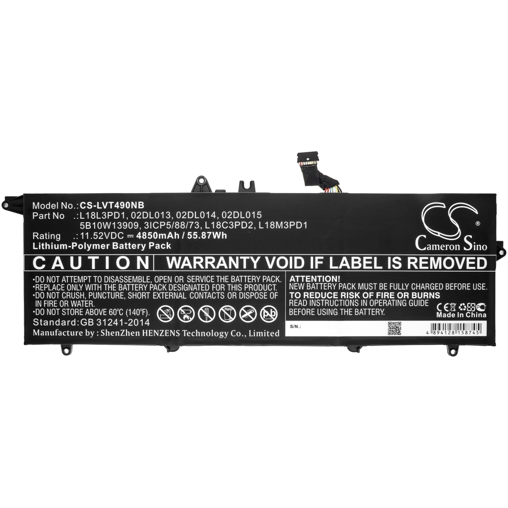Batterij Vervangt L18M3PD1