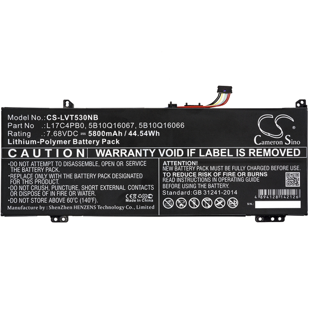 Batterij Vervangt 5B10Q22883