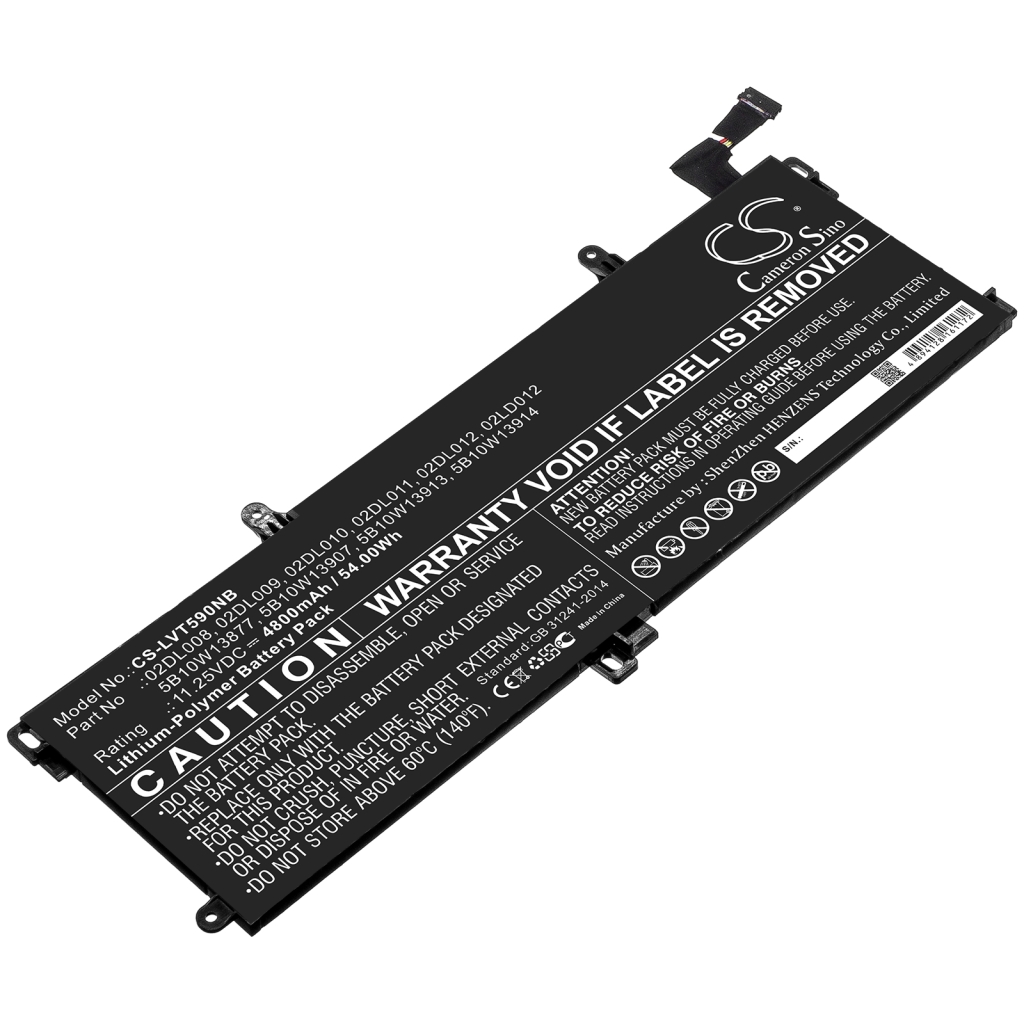 Batterij Vervangt 02DL010
