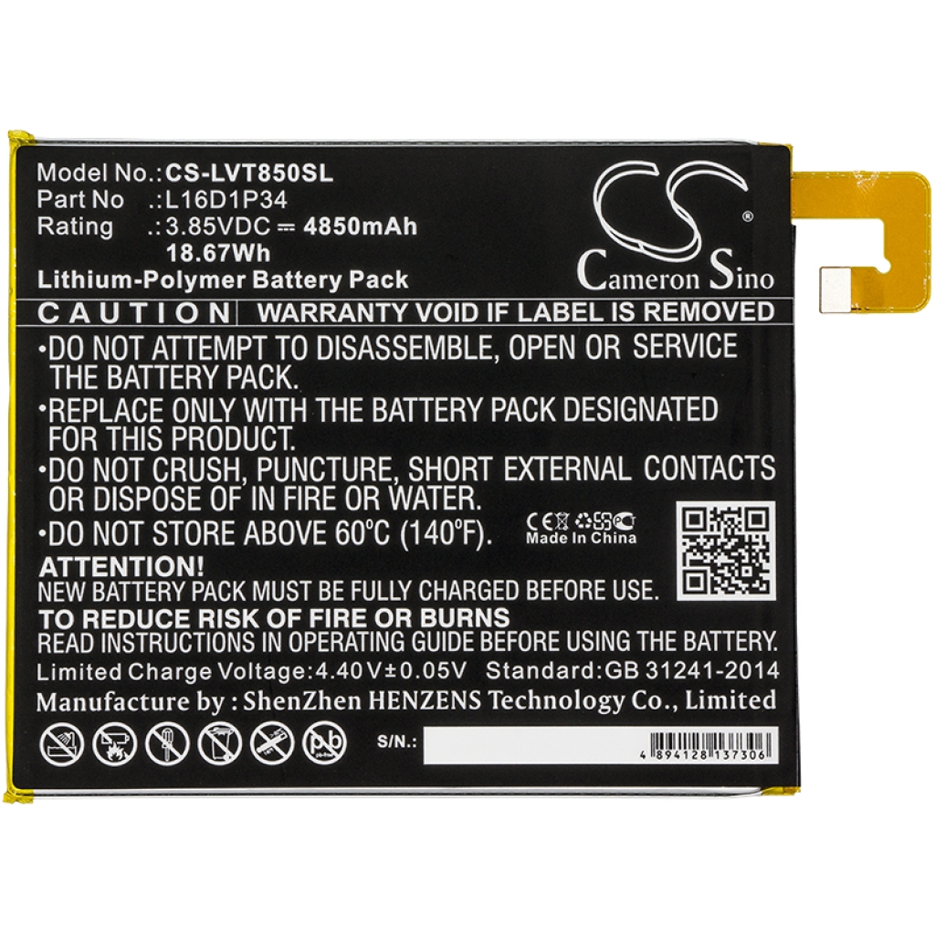 Tablet Battery Lenovo TB-8504N