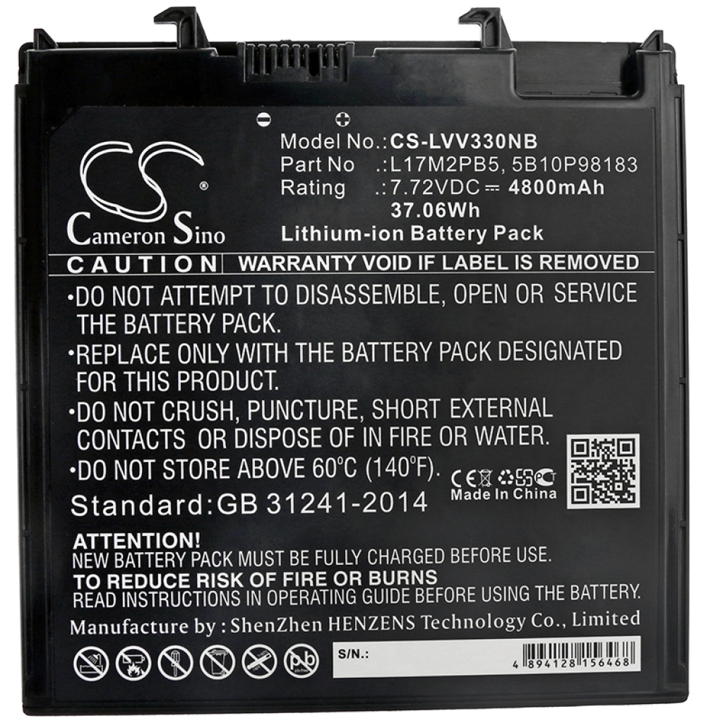 Batterij Vervangt 5B10P98187