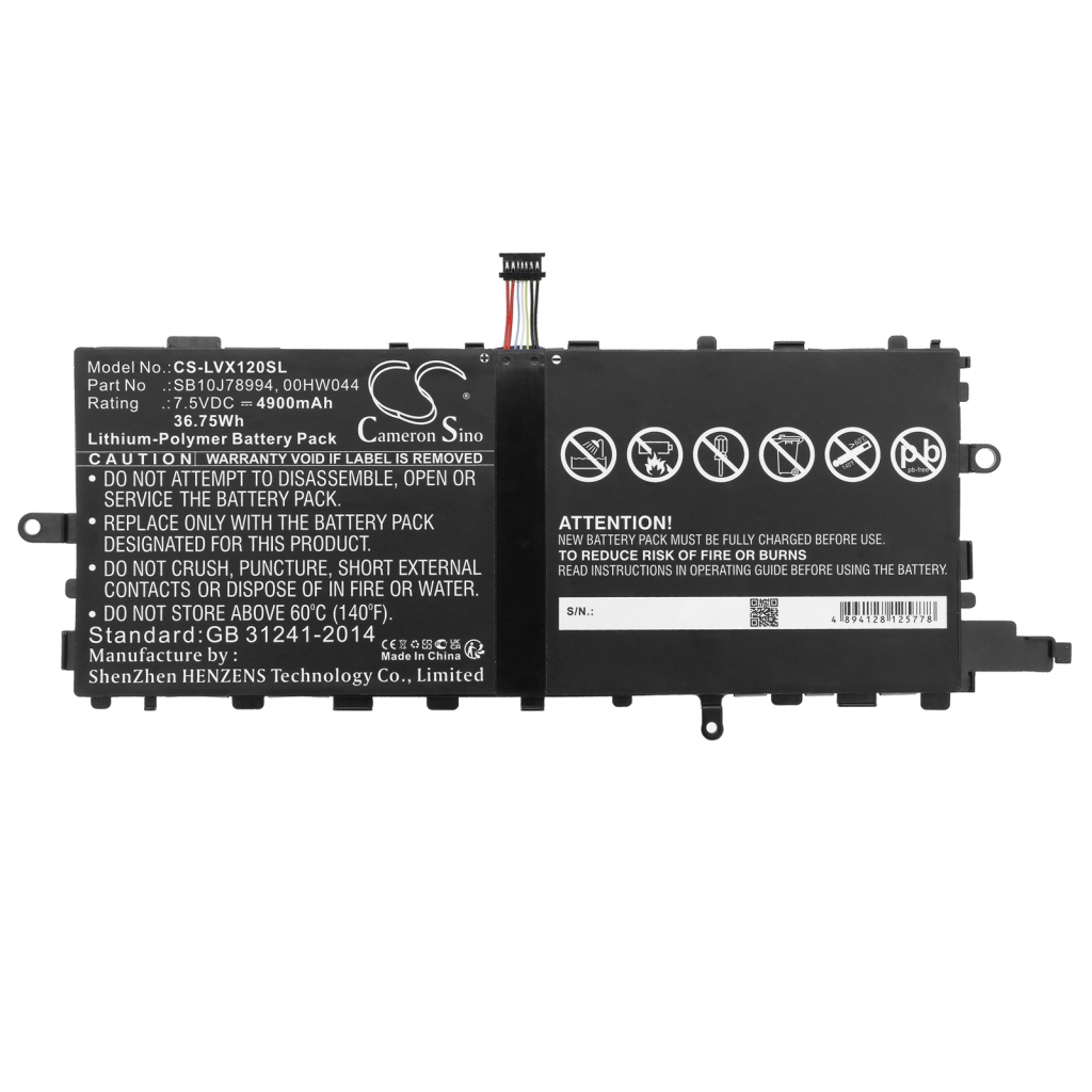 Batterij Vervangt SB10J78994