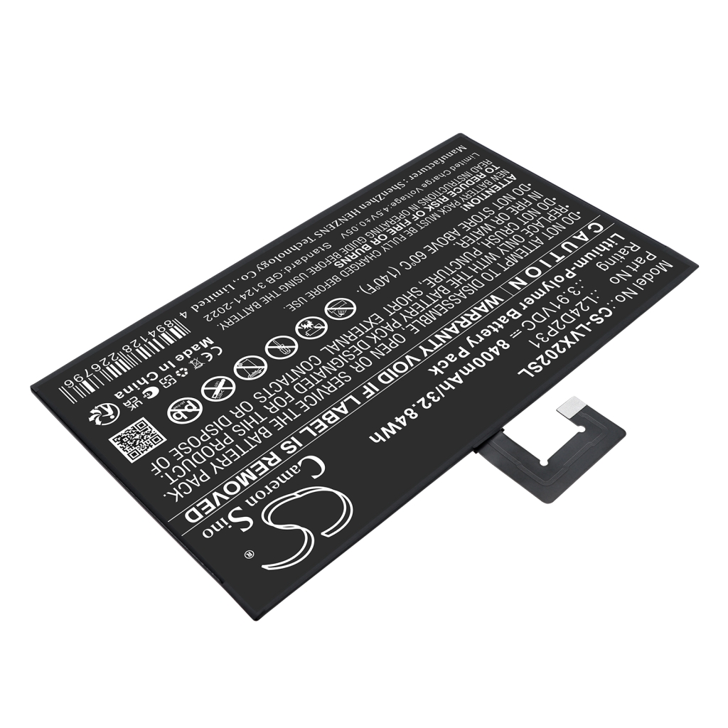 Batterij compatibel met Lenovo CS-LVX202SL