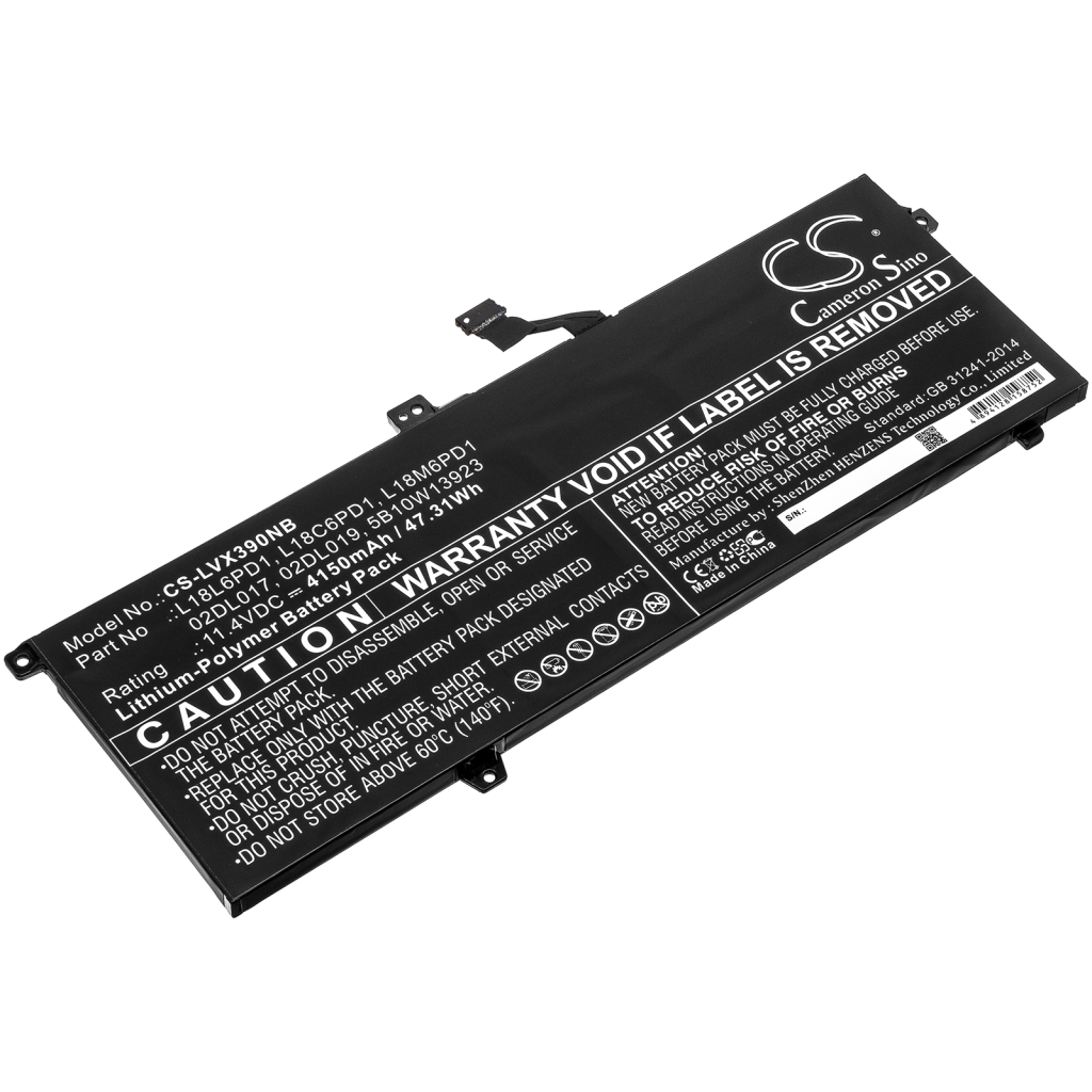 Batterij Vervangt 02DL017